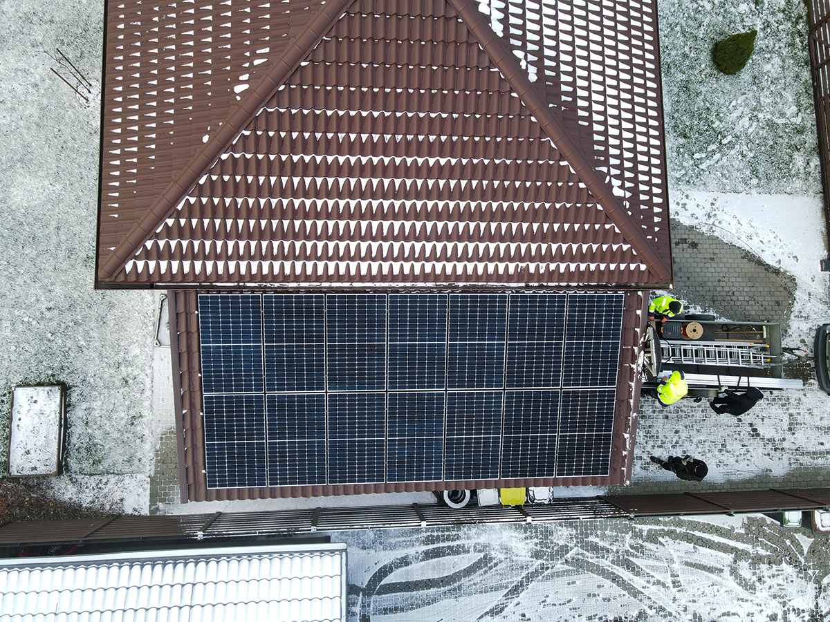 Saulės elektrinių montavimas Klaipedoje